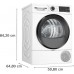  WQG24201GR  Bosch Serie 6 Στεγνωτήριο 9kg με Αντλία Θερμότητας